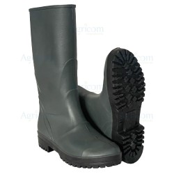 STIVALE PVC ALTO VERDE CON SUOLA NERA - MIS. 42