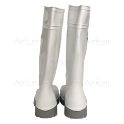 STIVALE BIANCO CON PUNTALE E SUOLA - MIS. 38