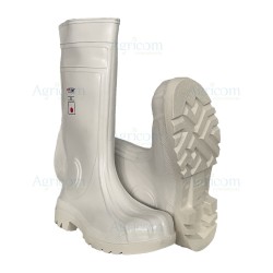 STIVALE BIANCO CON PUNTALE E SUOLA - MIS. 45