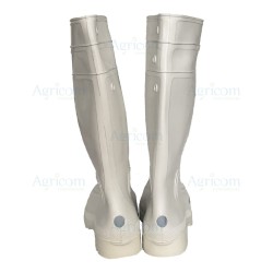 STIVALE BIANCO CON PUNTALE E SUOLA - MIS. 45