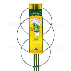 ART. 017 TUTORE PER FIORI CON CERCHIO H x 75 CM