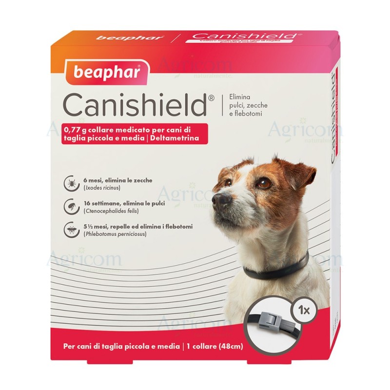 BEAPHAR CANISHIELD CANE PICCOLO E MEDIO 1 COLLARE