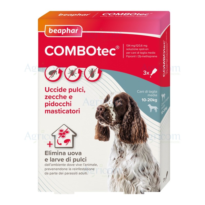 BEAPHAR FIPROTEC COMBOTEC SPOT ON CANI TG.MEDIA (10-20 KG) 3PIP