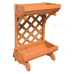 POCD 050 PORTAVASO CULLA DOPPIA CON PANNELLO 50 x 37 x 77 CM