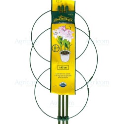 ART. 015 TUTORE PER FIORI CON CERCHIO H x 45 CM