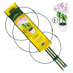ART. 015 TUTORE PER FIORI CON CERCHIO H x 45 CM