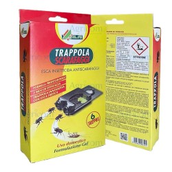 SCARAFAGGI TRAPPOLA GEL (6 TRAPx2,5 GR) AL.FE