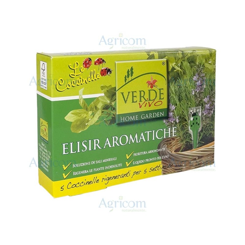 VV COCCINELLE ELISIR PIANTE AROMATICHE 5 FIALE DA 25 ML