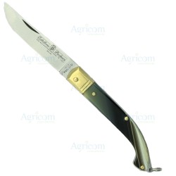 ART. 966 COLTELLO ZUAVO, M.CO IN F.TO CORNO, LAMA INOX - 21 CM