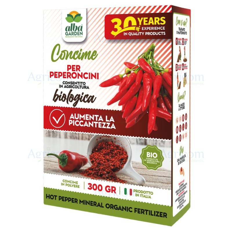 ALBAGARDEN CONCIME PEPERONCINI GRANULARE 1 KG
