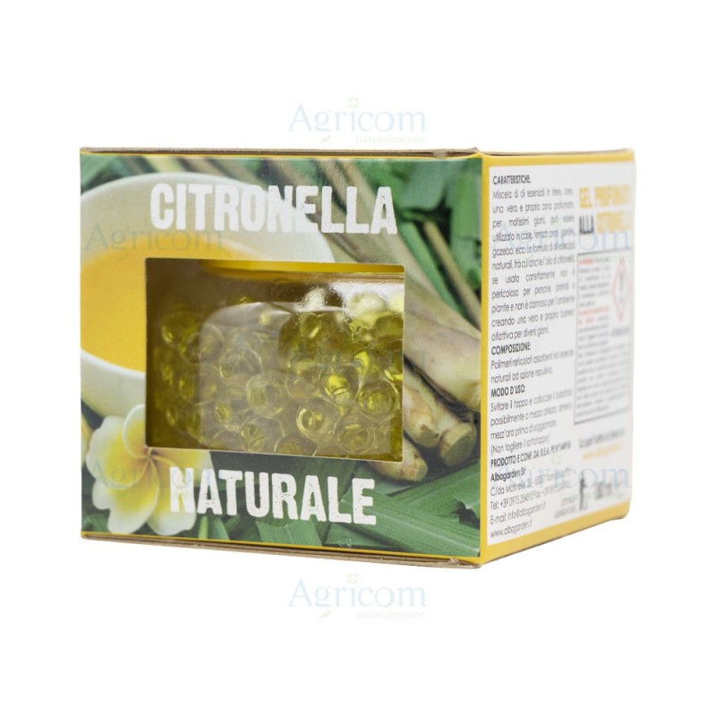 ALBAGARDEN DISABITUANTE ZANZARE SFERA GEL CITRONELLA 180 ML