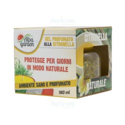 ALBAGARDEN DISABITUANTE ZANZARE SFERA GEL CITRONELLA 180 ML