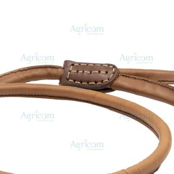 ART. 146-1 GUINZAGLIO TUBOLARE VITELLO x 120 CM A STROZZO
