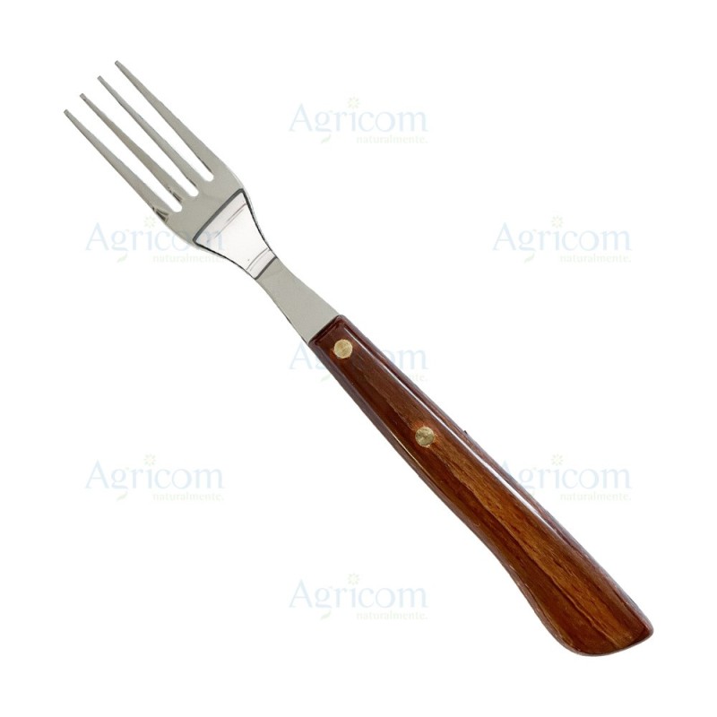 ART. 2509 FORCHETTA 4 DENTI, INOX, MANICO IN DUROFOL - 19 CM