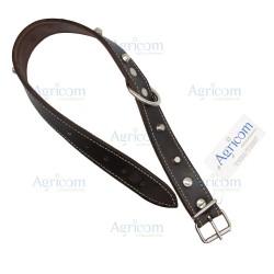 ART. 134-30 COLLARE BORCHIATO DOPPIO CUOIO x 30 MM