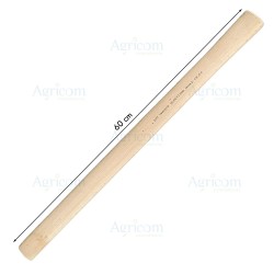 ART. 222 MANICO PER ACCETTINA OVALE, FAGGIO 19 x 36 - 60 CM