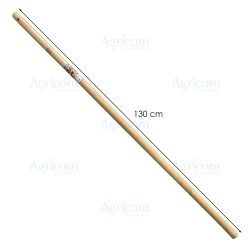 ART. 8224 MANICO TONDO IN LEGNO PER ZAPPE - 128 CM