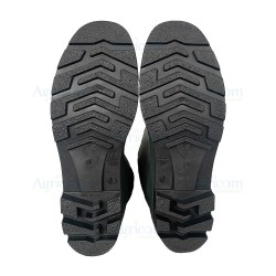 STIVALE PVC BASSO VERDE CON SUOLA NERA