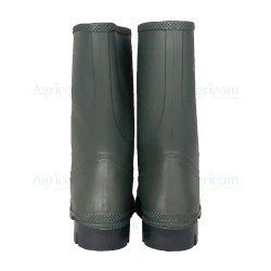 STIVALE PVC BASSO VERDE CON SUOLA NERA
