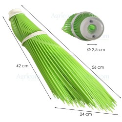 SCOPA ERICA PLASTICA SENZA MANICO