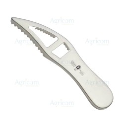 ART. 943 SQUAMA PESCE, INOX - 28 CM