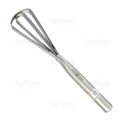 ART. 944 SQUAMA PESCE, INOX, MANICO TONDO - 26 CM