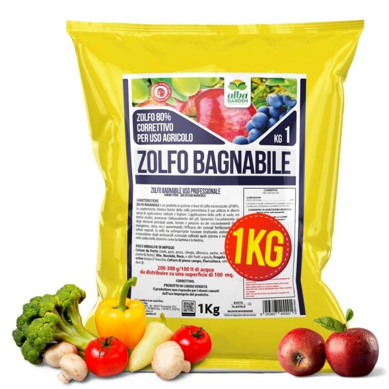 ALBAGARDEN ZOLFO 80 BAGNABILE 1 Kg