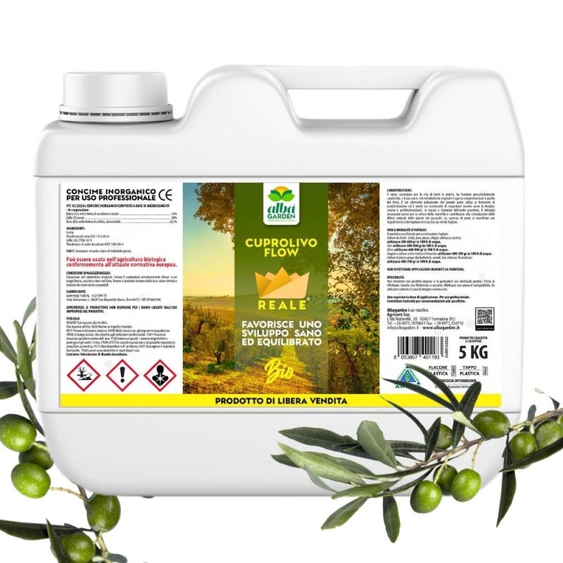 ALBAGARDEN CUPROLIVO FLOW 5 Kg - CONCIME CE