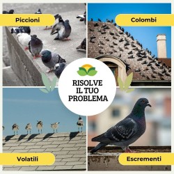 REP421 ALBA DISABITUANTE PICCIONI DISSUASORI METALLICI 1 Blister