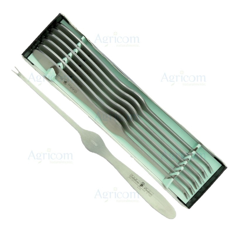 ART. 775 CONFEZIONE 6 FORCHETTINE PER CROSTACEI, INOX