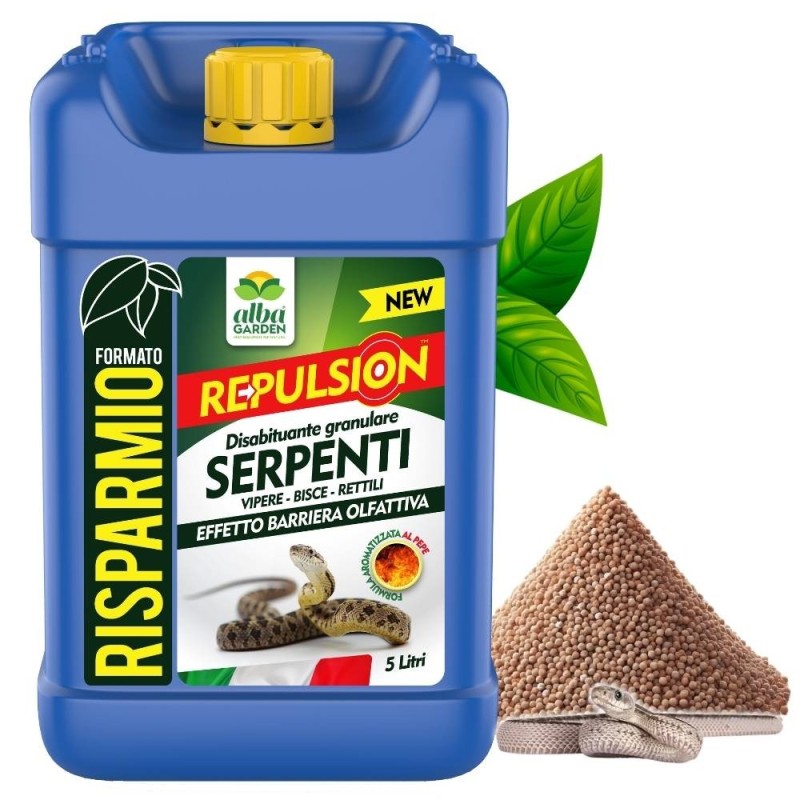 ALBAGARDEN DISABITUANTE SERPENTI GRANULARE 5 Lt