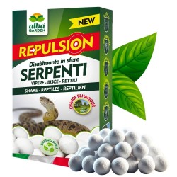 ALBAGARDEN DISABITUANTE SERPENTI SFERE DI CELLULOSA 100 g