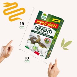 ALBAGARDEN DISABITUANTE SERPENTI SFERE DI CELLULOSA 100 g