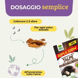 ALBAGARDEN DISABITUANTE TALPE SFERE DI CELLULOSA 100 g
