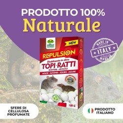 ALBAGARDEN DISABITUANTE TOPI E RATTI SFERE DI CELLULOSA 100 g