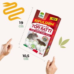 ALBAGARDEN DISABITUANTE TOPI E RATTI SFERE DI CELLULOSA 100 g