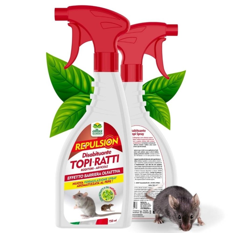 ALBAGARDEN DISABITUANTE TOPI RATTI SPRAY 750 ml