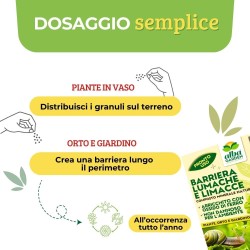 ALBAGARDEN BARRIERA LUMACHE NATURALE CON OSSIDO DI FERRO 750 g