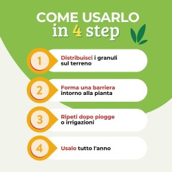 ALBAGARDEN BARRIERA LUMACHE NATURALE CON OSSIDO DI FERRO 750 g