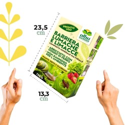 ALBAGARDEN BARRIERA LUMACHE NATURALE CON OSSIDO DI FERRO 750 g