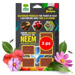 ALBAGARDEN BASTONCINI DI NEEM BIO 50 g (25 PZ)