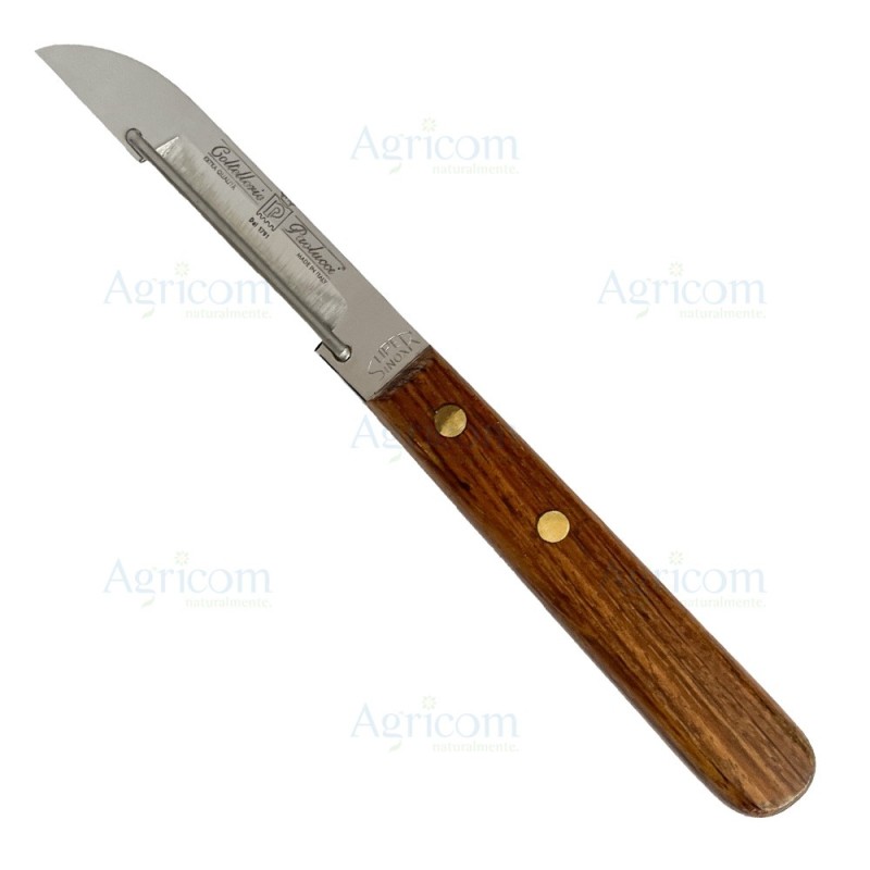 ART. 793 PELAPATATE, MANICO LEGNO PALISSANDRO, LAMA INOX - 7 CM