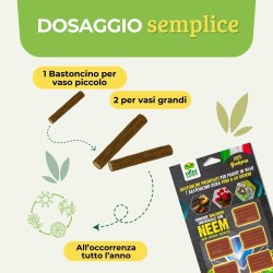 ALBAGARDEN BASTONCINI DI NEEM BIO 50 g (25 PZ)