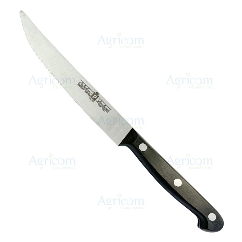 ART. 3103 COLTELLO BISTECCA,FORGIATO INOX,MANICO IN POM. - 12 CM