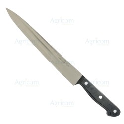 ART. 3106 COLTELLO ARROSTO,FORGIATO INOX,MANICO IN POM. - 25 CM