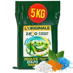ALBAGARDEN ZeRo - ZEOLITE + ZOLFO + RAME 5 Kg