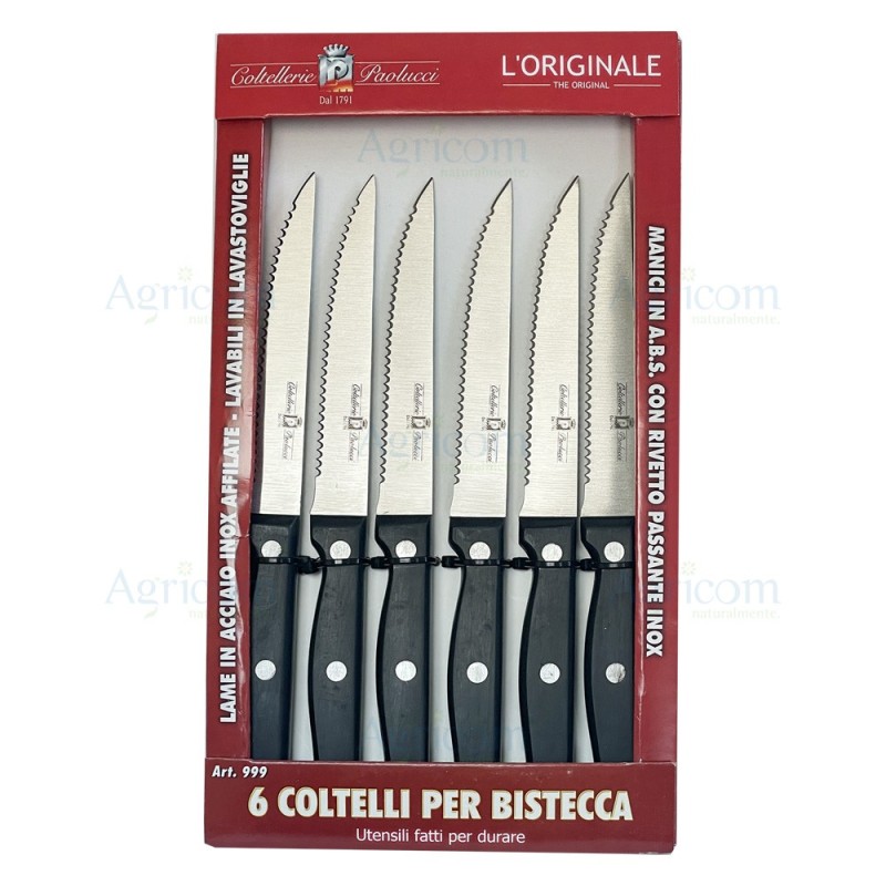 ART. 999 SET 6 COLTELLI BISTECCA