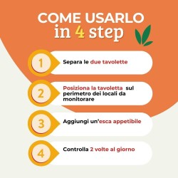 ALBATOP TRAPPOLA ADESIVA PER TOPI AROMA FORMAGGIO 2 pz (1 Conf)