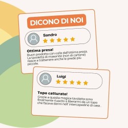 ALBATOP TRAPPOLA ADESIVA PER TOPI AROMA FORMAGGIO 2 pz (1 Conf)