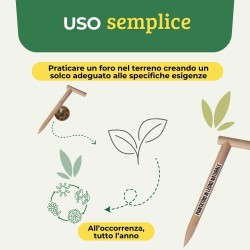 FLC 48 PIANTATOIO MANUALE IN LEGNO PER PIANTINE 1 pz